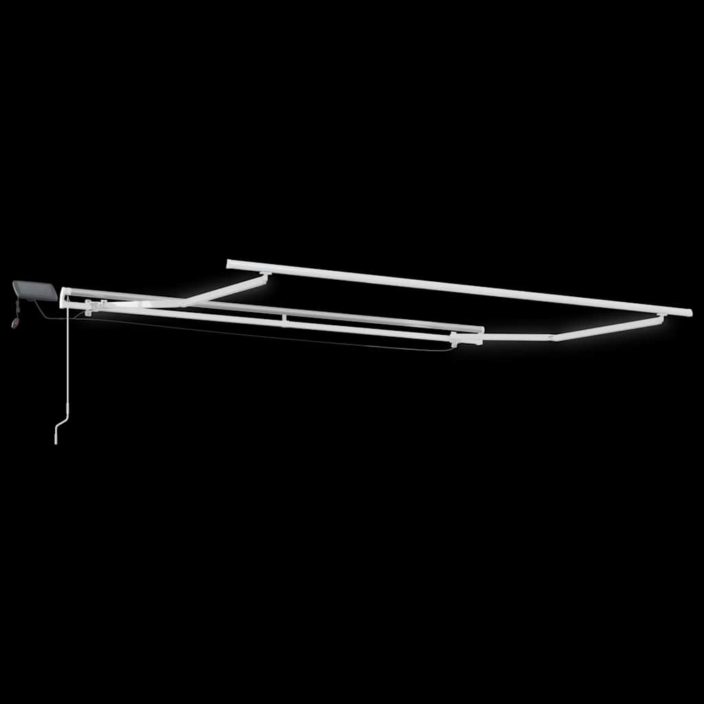 Luifel Handmatig Uittrekbaar En Led Antraciet En Wit