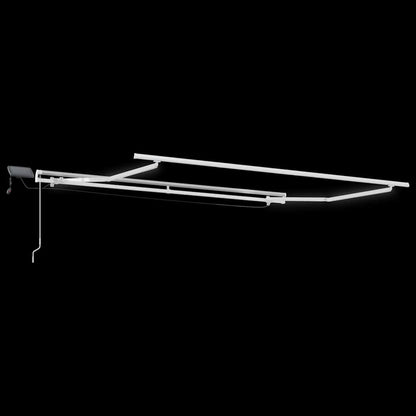 Luifel Handmatig Uittrekbaar En Led Antraciet En Wit