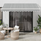 1 / 350 x 250 cm / Antraciet en wit