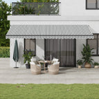 600 x 350 cm / Antraciet en wit