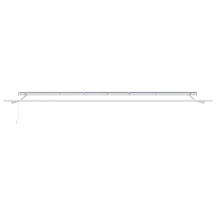 Luifel Handmatig Uittrekbaar 600X300 Cm Antraciet En Wit