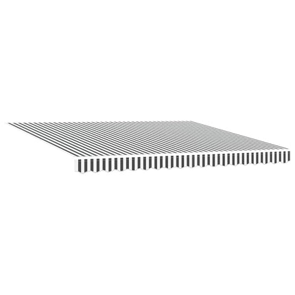 Luifel Automatisch Uittrekbaar 400X300 Cm Antraciet En Wit
