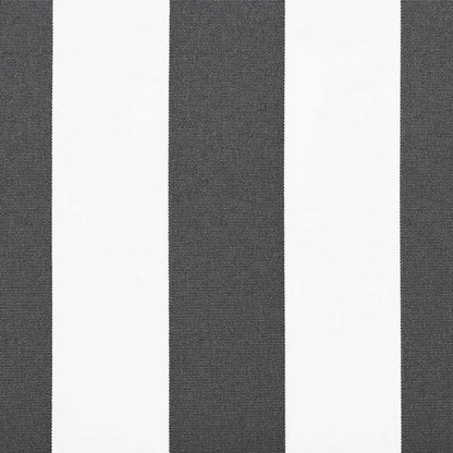 Luifel uittrekbaar 4x3 m stof en aluminium antraciet en wit