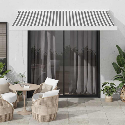 Luifel Uittrekbaar 3,5X2,5 M Stof En Aluminium Kleurig