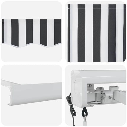 Luifel Uittrekbaar 5X3 M Stof En Aluminium
