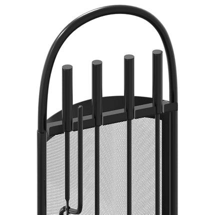 5-Delige Openhaardgereedschapset 23X15X66 Cm Staal