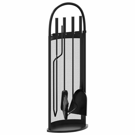 5-Delige Openhaardgereedschapset 23X15X66 Cm Staal