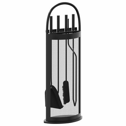 5-Delige Openhaardgereedschapset 23X15X66 Cm Staal