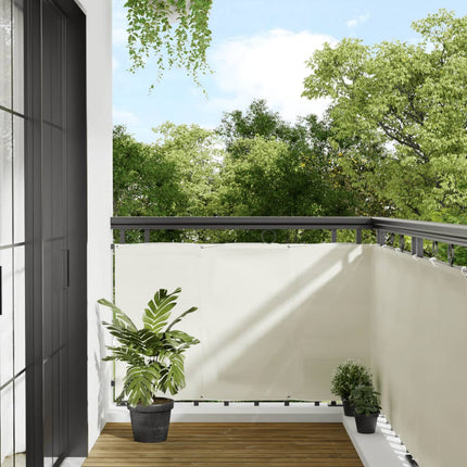 Balkon Scherm Oxford Stof Crème