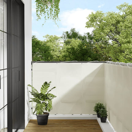 Balkon Scherm Oxford Stof Crème