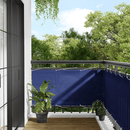 Balkon Scherm Oxford Stof Blauw
