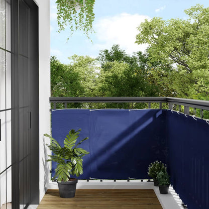 Balkon Scherm Oxford Stof Blauw