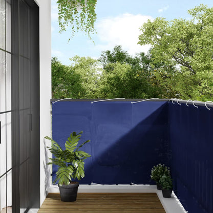 Balkon Scherm Oxford Stof Blauw
