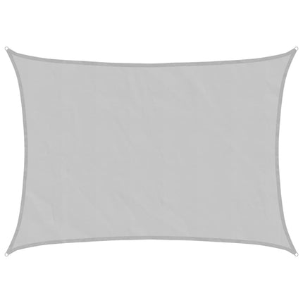 Zonnezeil 7X5 M 100% Polyester Oxford Lichtgrijs