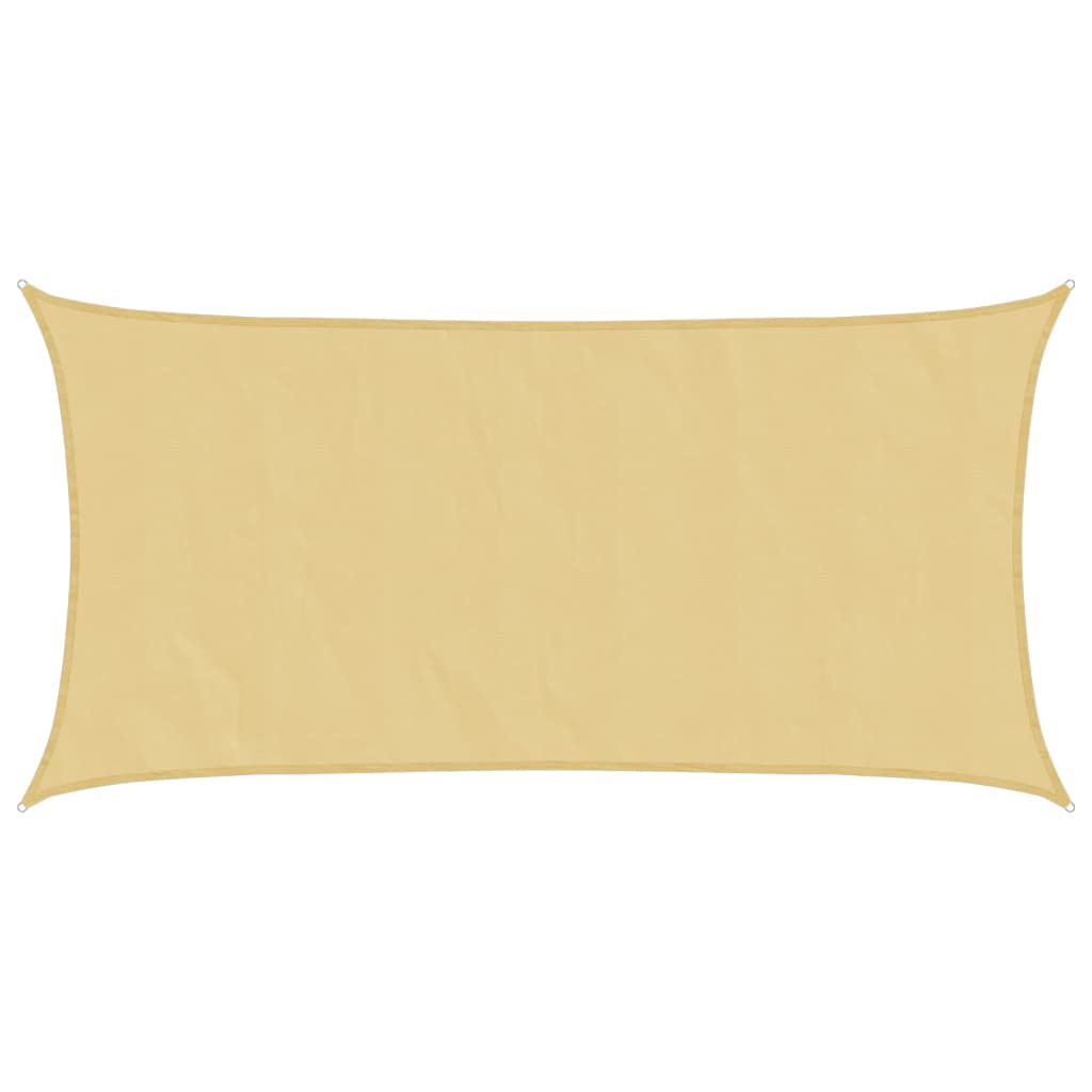 Zonnezeil 6X3 M 100% Polyester Oxford Kleurig Zand