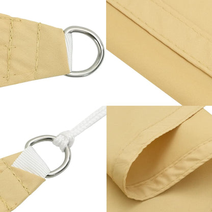 Zonnezeil 6X3 M 100% Polyester Oxford Kleurig Zand