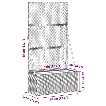 Tuin Trellis Planter Metaal