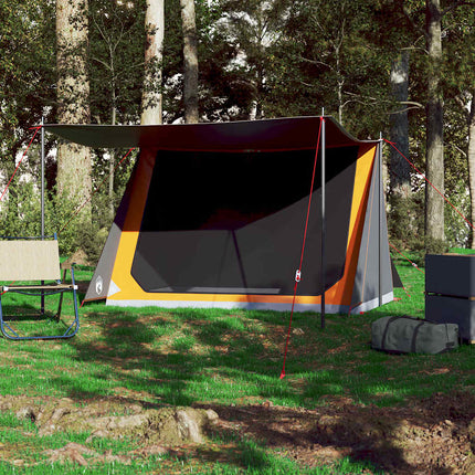 Tent 2-Persoons Waterdicht Grijs En Oranje
