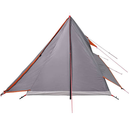 Tent 2-Persoons Waterdicht Grijs En Oranje