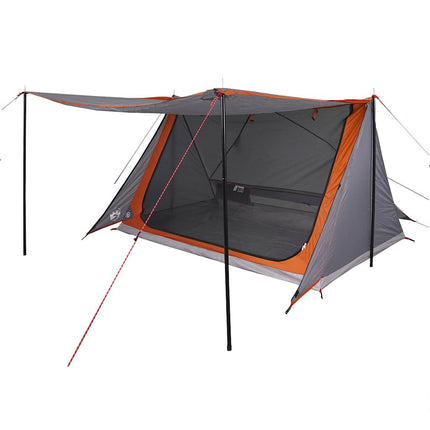 Tent 2-Persoons Waterdicht Grijs En Oranje