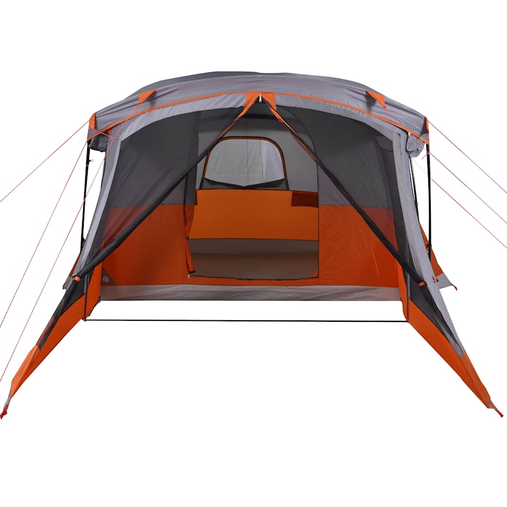 Tent met luifel 4-persoons waterdicht oranje