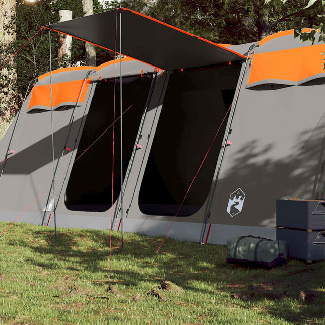 Tunneltent Waterdicht Grijs En Oranje