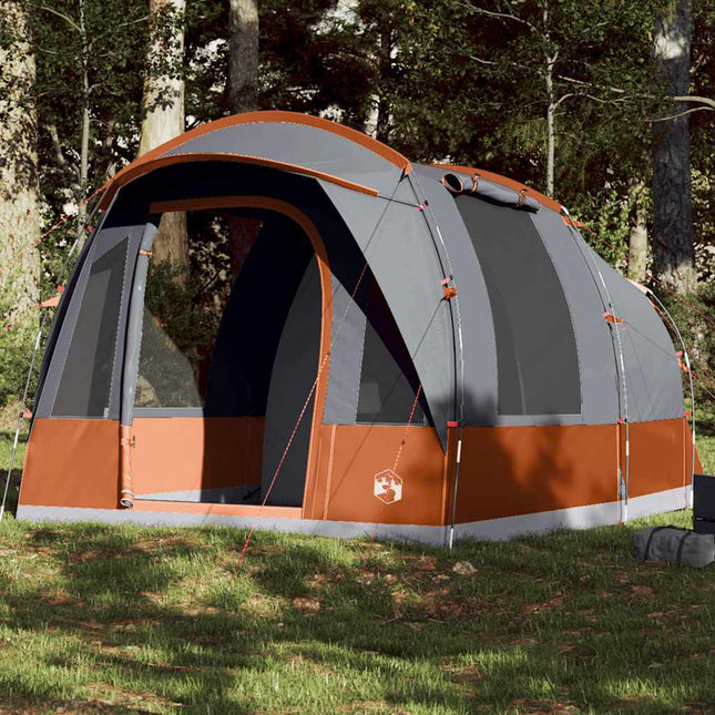 Tunneltent Waterdicht Grijs En Oranje