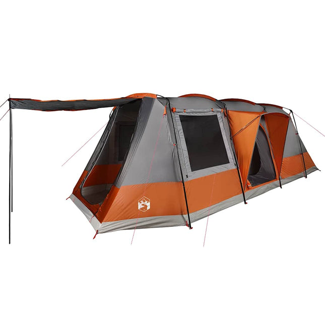 Tunneltent Waterdicht Grijs En Oranje