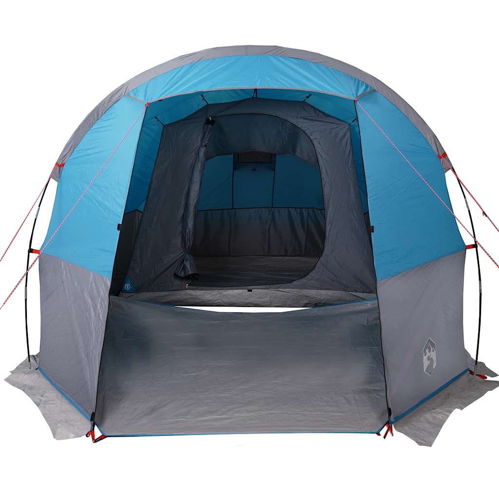 Tunneltent 4-persoons waterdicht blauw