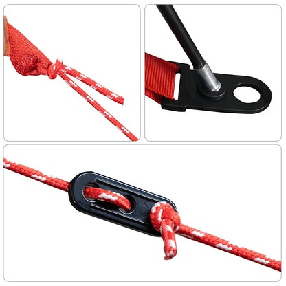 Opbergtent waterdicht grijs en oranje