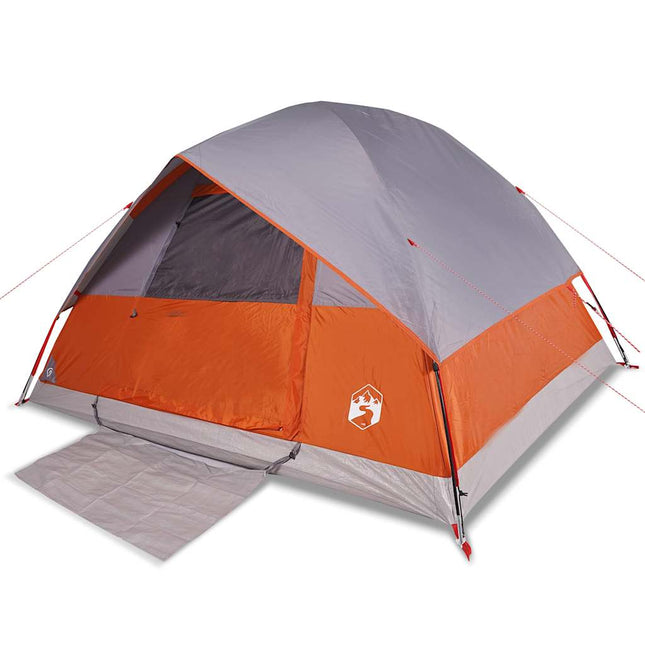 Koepeltent Waterdicht Grijs En Oranje
