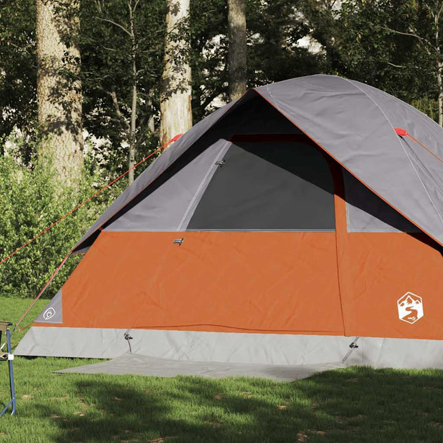 Koepeltent Waterdicht Grijs En Oranje