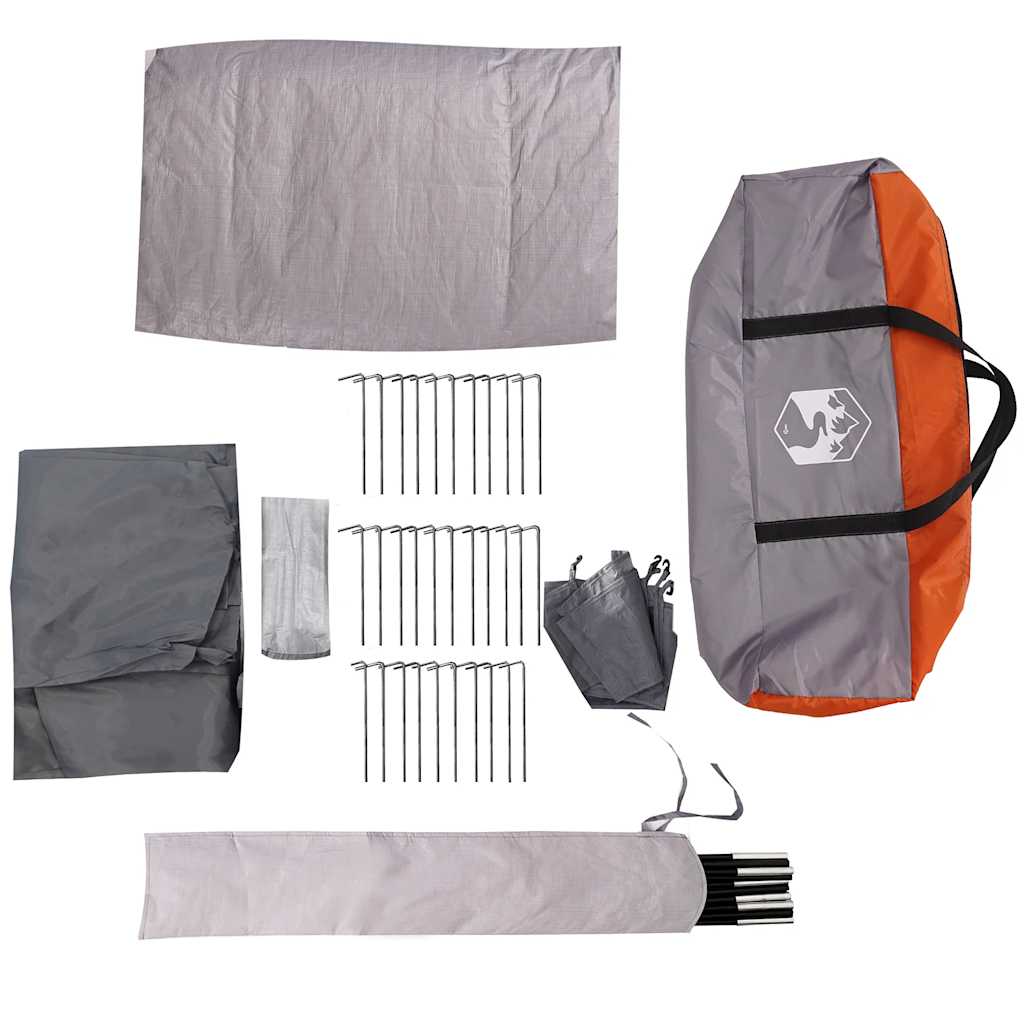 Tent Waterdicht Grijs En Oranje