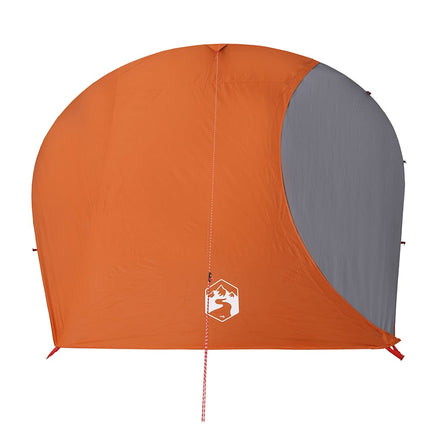 Koepeltent 4-Persoons Waterdicht Grijs En Oranje