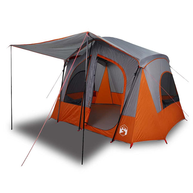 Tent 5-Persoons Waterdicht Grijs En Oranje
