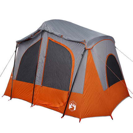 Tent 5-Persoons Waterdicht Grijs En Oranje