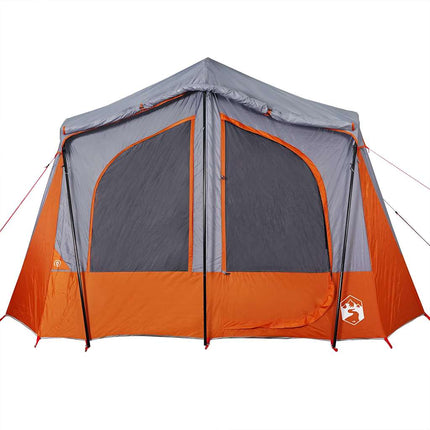 Tent 5-Persoons Waterdicht Grijs En Oranje