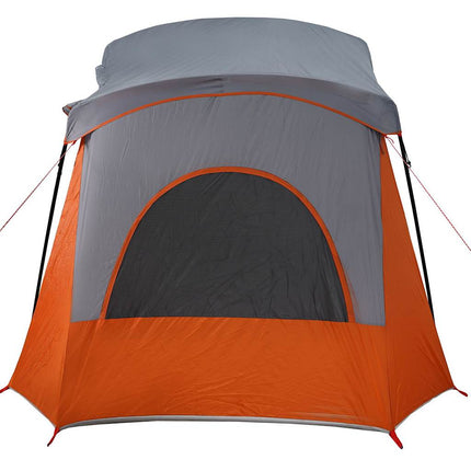 Tent 5-Persoons Waterdicht Grijs En Oranje