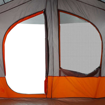 Tent 5-Persoons Waterdicht Grijs En Oranje