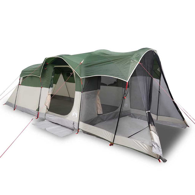 Tunneltent 8-Persoons Waterdicht Groen