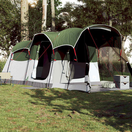 Tunneltent 8-Persoons Waterdicht Groen