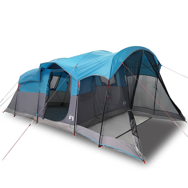 Tunneltent Voor Gezin 8-Persoons Waterdicht Blauw
