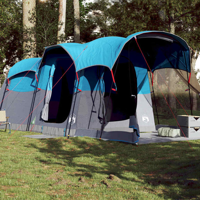 Tunneltent Voor Gezin 8-Persoons Waterdicht Blauw