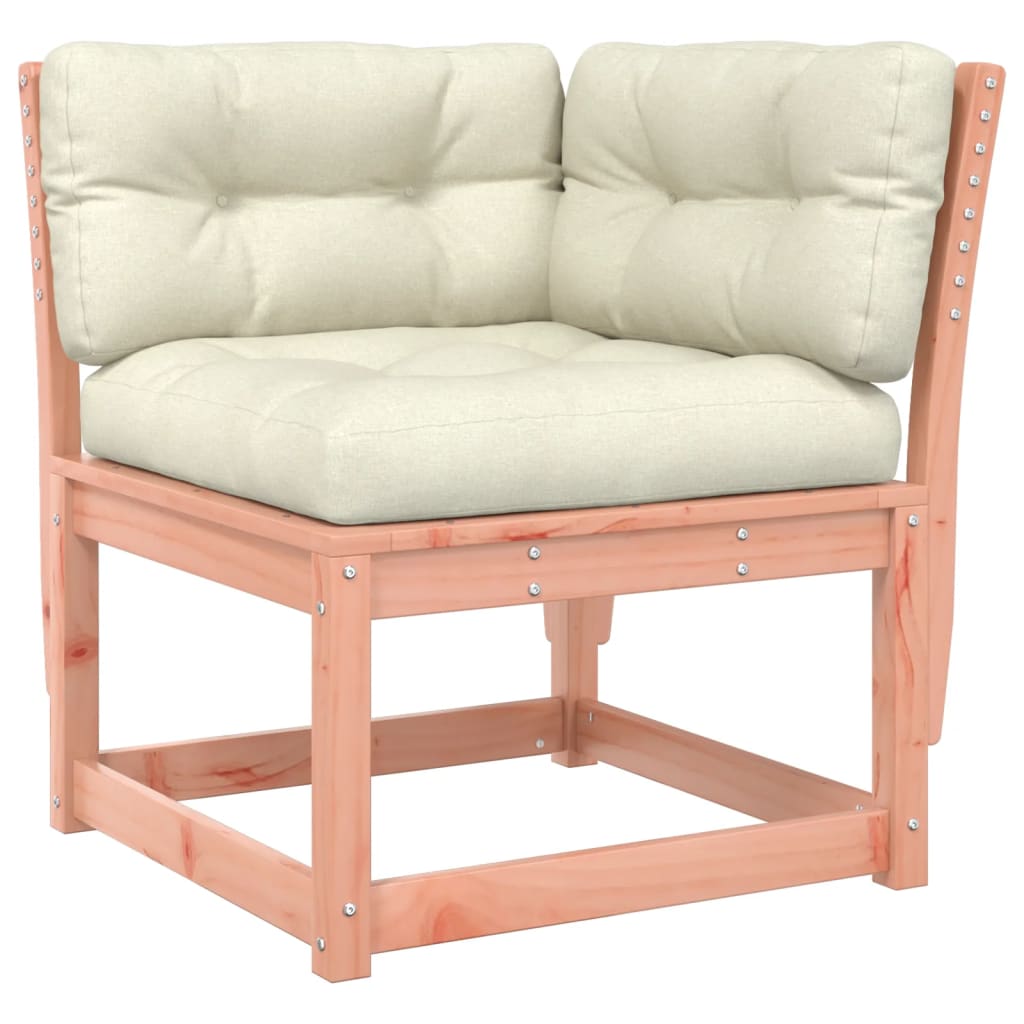 Tuinhoekbank Met Kussens 73X73X78 Cm Massief Douglashout
