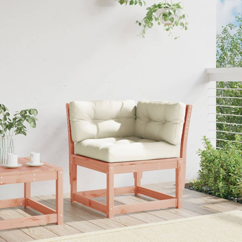 Tuinhoekbank Met Kussens 73X73X78 Cm Massief Douglashout