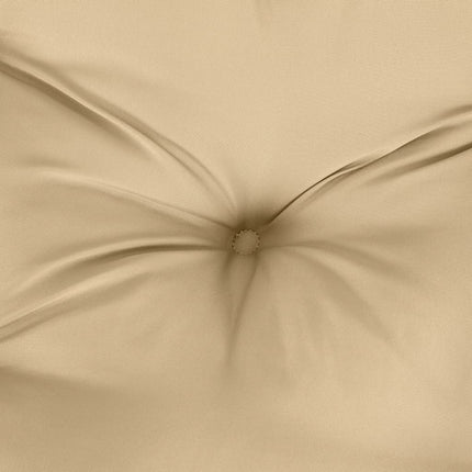 Stoelkussens Hoge Rug Stof Gemêleerd Beige