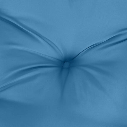 Stoelkussens Lage Rug Stof Gemêleerd Blauw