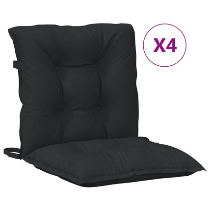 Laagrug Stoelkussens Set 4 Pcs