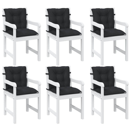 Laagrug Stoelkussens Set 6 Pcs