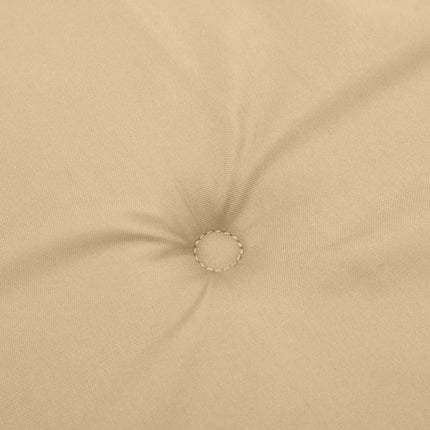 Stoelkussens Hoge Rug Stof Gemêleerd Beige